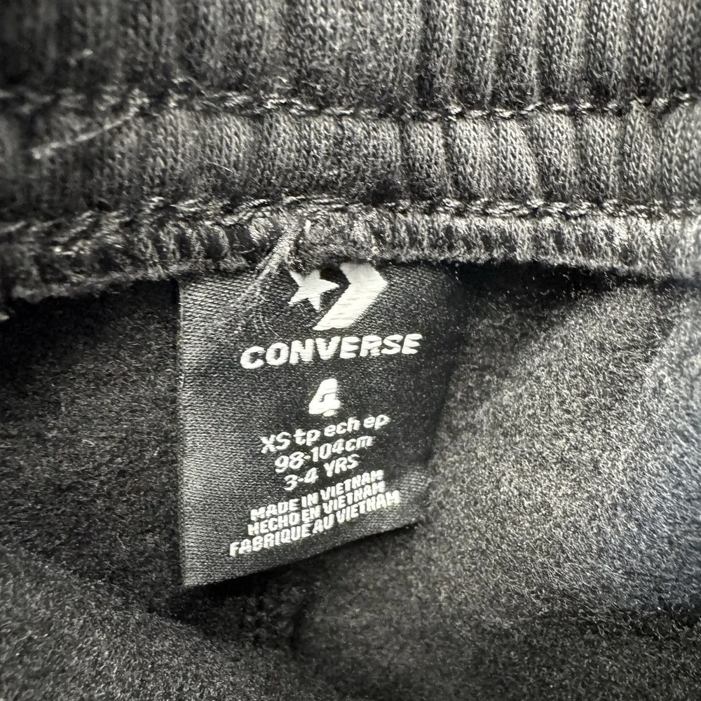 Converse Boys Size‎ 4 Black Shorts NWT